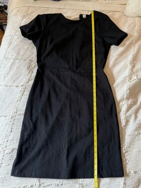 Old Navy Black Short-Sleeve Mini Dress